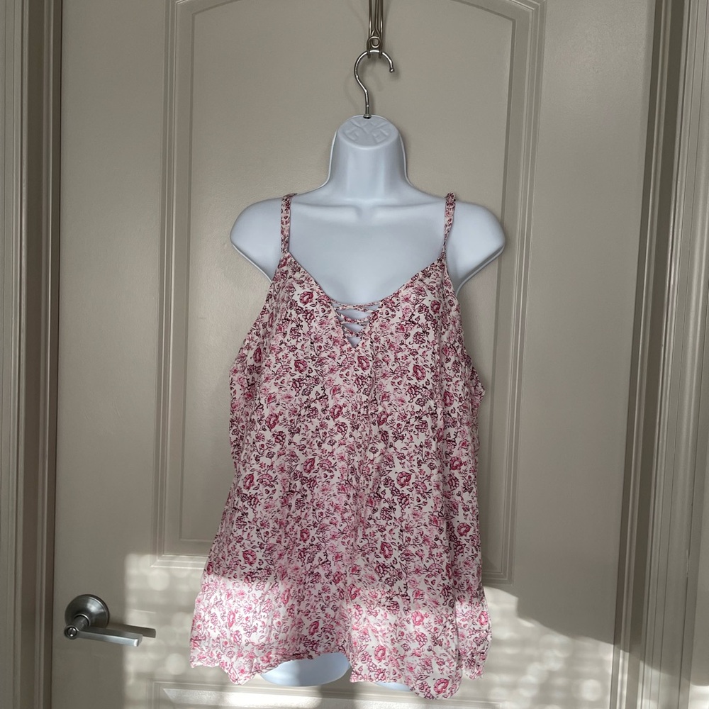Torrid Pink Floral Camisole Top